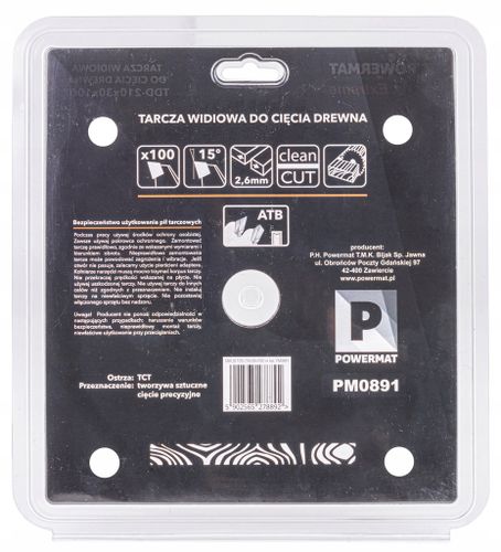 TARCZA WIDIOWA DO DREWNA PIŁY 210 X 30MM 100Z TDD-210x30x100Z na Arena.pl