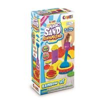 PIASEK KINETYCZNY DLA DZIECI ZESTAW 3X150G CRAZE MAGIC SAND 3 KOLORY