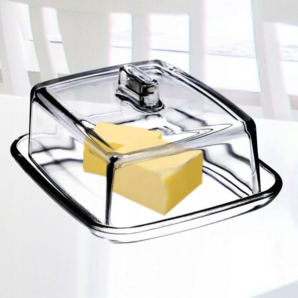 KADAX 2x Maselniczka Maselnica Z Pokrywką Szklana zdjęcie 7