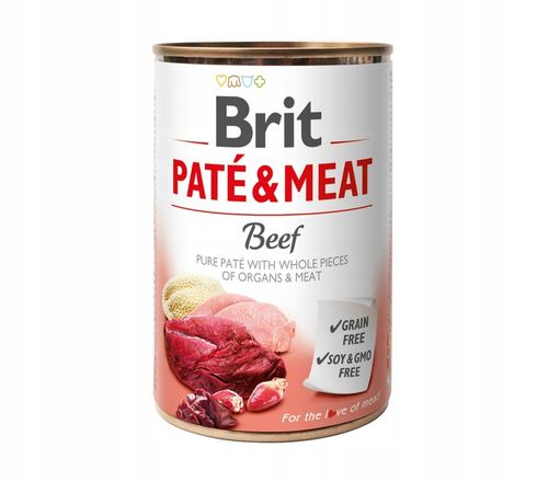 Brit Pate Meat MIX Smaków Mokra Karma dla Psa 12x400g na Arena.pl