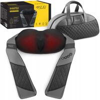MASAŻER SZYI KARKU SHIATSU LUXURY+ MASUJĄCY GRZEJĄCY ELEGANCKA TORBA ZESTAW