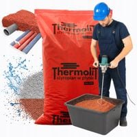 THERMOLIT styropian podłogowy w płynie GRANULAT EPS100 styrobeton worek 60l