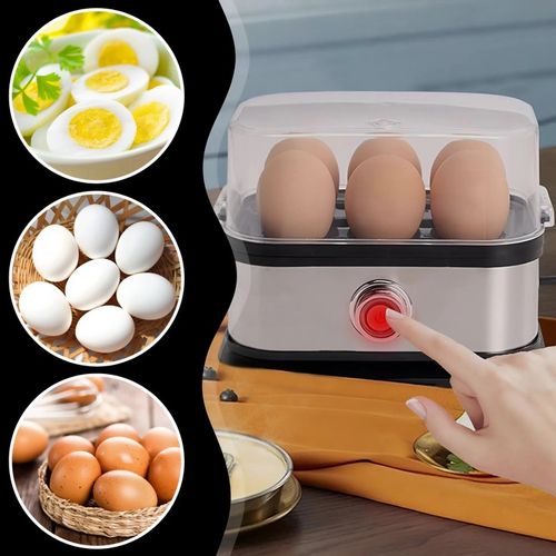 JAJOWAR AUTOMAT DO GOTOWANIA JAJEK OMLETU 6 JAJEK 200W ZESTAW Z MIARKĄ na Arena.pl