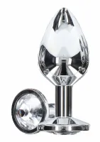 toyjoy starlight booty jewel medium aluminiowy z ozdobnym kryształem