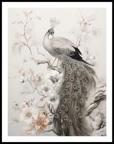 Plakat 50x65cm Pawia Gracja na Arena.pl