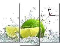 90CM 70 ZEGAR 3 ELEM LIMONKA SCIENNY DRUK