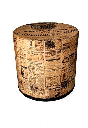 Pufa dekoracyjna The Times na Arena.pl