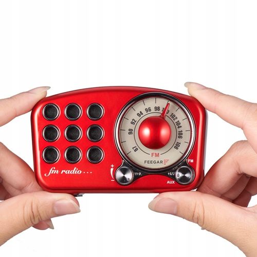 Radio Kuchenne Feegar Retro Bluetooth Przenośne Fm na Arena.pl