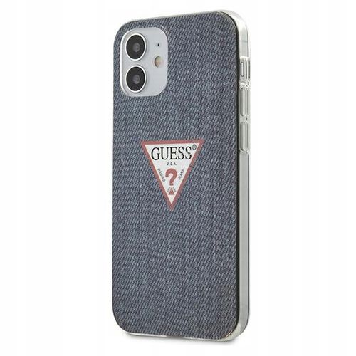 Etui do iPhone 12 Mini Guess Denim Triangle Case na Arena.pl