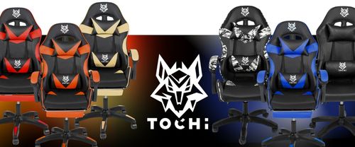 fotel gamingowy hero czarno-niebieski na Arena.pl