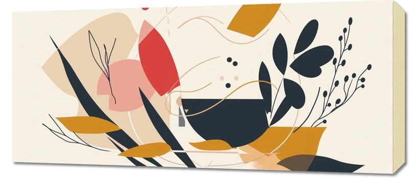 Obraz 90x40cm Porywista Flora zdjęcie 1