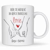 Kubek Walentynkowy upominek prezent personalizowany