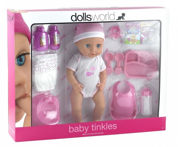 DOLLS WORLD 08124 LALKA BOBAS 38CM zdjęcie 1