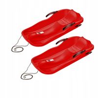 2x Sanki Ślizg Bobslej z hamulcami Szybki jeździk