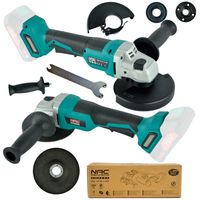 SZLIFIERKA KĄTOWA AKUMULATOROWA NAC AGE-125-BL-LI-20V AKUMULITISYSTEM