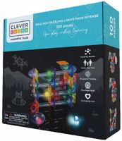CLEVERCLIXX KLOCKI MAGNETYCZNE KULODROM TOR DAZZLING LIGHTS 100 EL.