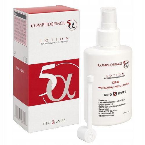 Complidermol 5alfa 60 kaps + lotion do włosów 30% taniej na Arena.pl