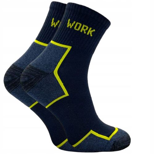 9 par SKARPETY ROBOCZE antybakteryjne BHP WORK męskie frotte POLSKIE 43-46 na Arena.pl