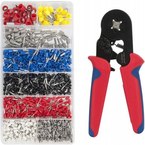 ZACISKARKA DO TULEJEK PRZEWODÓW KABLI PRASKA KONEKTORÓW 1800 SZT na Arena.pl