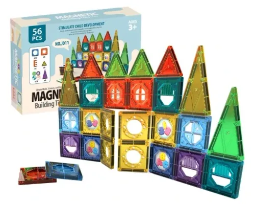 KLOCKI MAGNETYCZNE KONSTRUKCYJNE DUŻE PANELE 3D na Arena.pl