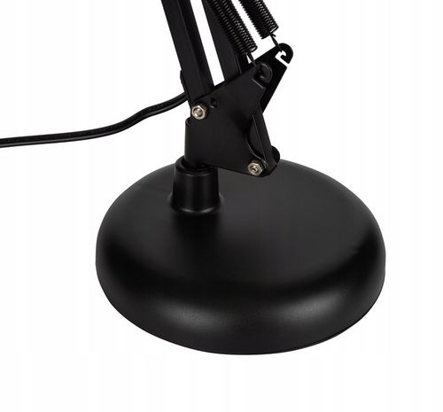 LAMPKA Biurkowa Szkolna do Czytania Nocna Kreślarska Czarna LED E27 na Arena.pl