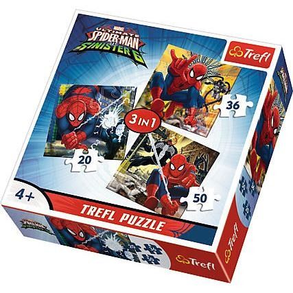 Trefl Puzzle 3w1 Świat Spidermana na Arena.pl