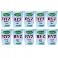 RYŻ BIAŁY 1 KG x 10 SZTUK VEGE NATURALNY LESTELLO