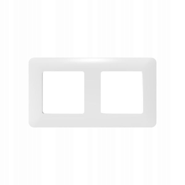 Podwójna ramka biała seria RM PSMART zdjęcie 1