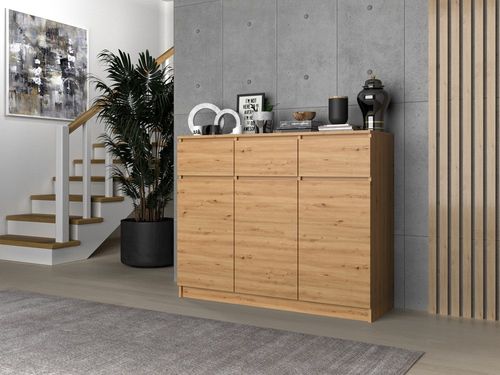 KOMODA 3 DRZWI 3 SZUFLADY ARTISAN KOMPLET na Arena.pl