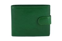 Portfel męski skórzany Barberini's - Zielony ciemny