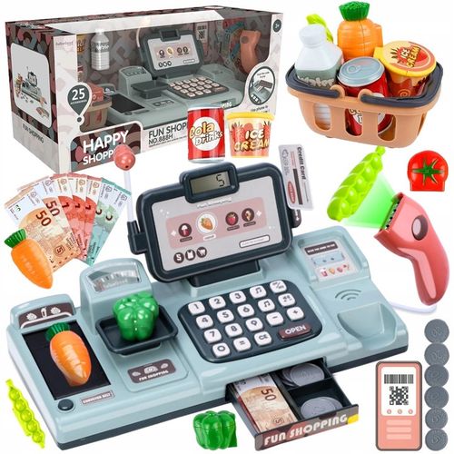 KASA FISKALNA SKLEPOWA INTERAKTYWNA ZAKUPY WAGA SKANER RUCHOMA TAŚMA KOSZYK na Arena.pl