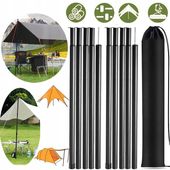TYCZKI NAMIOTOWE TELESKOPOWY REGULOWANY TYCZKA ZESTAW 2 RUR 50-200 CM
