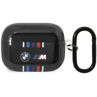 Etui BMW Multiple Colored Lines na AirPods Pro - czarne