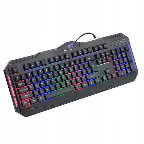 KLAWIATURA MYSZKA PODKŁADKA MIKROFON SŁUCHAWKI ZESTAW GAMINGOWY 4W1 PREZENT na Arena.pl