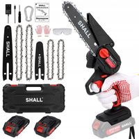 SHALL mini piła łańcuchowa, silnik bezszczotkowy, 4 łańcuchy, ze schowkiem