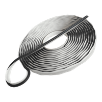 Butyl K658 7mm/7m sznur, uszczelniacz, czarny, przekładka papierowa