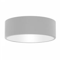 Plafon LAMPA sufitowa Cleo 137623613912 TEAM okrągła OPRAWA metalowa natynkowa srebrna biała