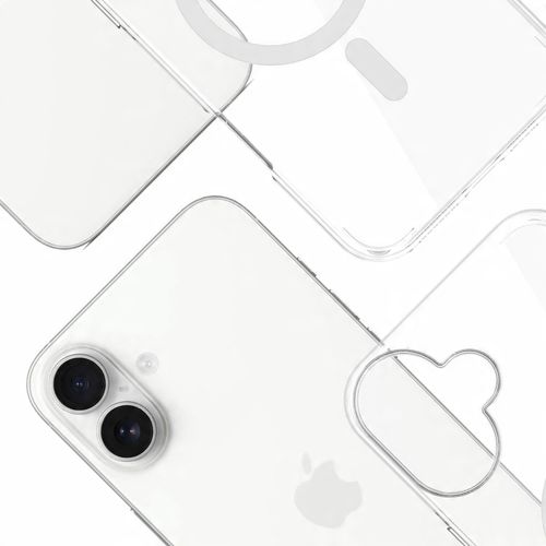 Nieżółknące etui MagSafe na tył do iPhone 16 Plus - 3mk EverClear Mag Case na Arena.pl