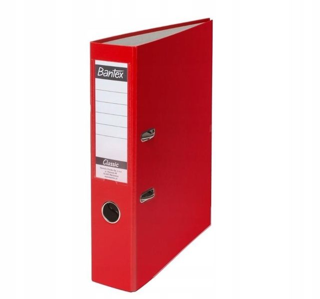 SEGREGATOR CLASSIC A4/7,5 CM CZERWONY A'25 4855 zdjęcie 1
