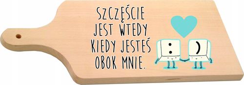 Deska z nadrukiem prezent WALENTYNKI super wzory na Arena.pl