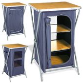 Szafka Kempingowa Turystyczna Składana Kuchnia Przenośna z Blatem Półkami