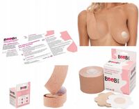 TAŚMA UNOSZĄCA BIUST MODELUJĄCA DEKOLT PUSHUP TAPING BOOB TAPE ULOTKA PL