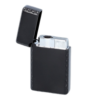 Zapalniczka Prezentowa Żarowa Metalowa Gazowa Turbo Płomień Czarna Gentelo