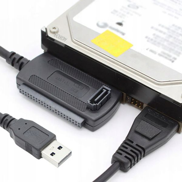 Adapter USB IDE 3,5 2,5 SATA ATA ZASILACZ MOLEX zdjęcie 7