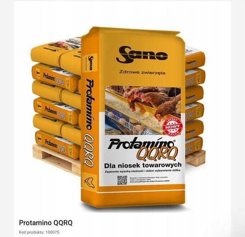 Koncentrat wysokobiałkowy dla kur niosek PROTAMINO QQRQ 25kg karma pasza na Arena.pl