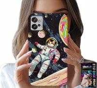 ETUI DO MOTOROLA G32 - KOCI ASTRONAUTA KOT KOSMOS OBUDOWA CASE