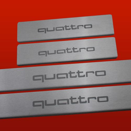 Listwa progowa AUDI A4 B6 QUATTRO Stal nierdzewna 304 mat 4szt na Arena.pl