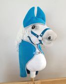 zestaw dla hobby horse a4: derka + nauszniki -turkusowy