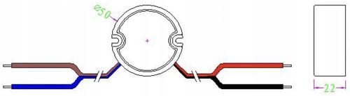 MW Power 30W 24V/1.25A round LED power supply, IP67 AF3024Y na Arena.pl