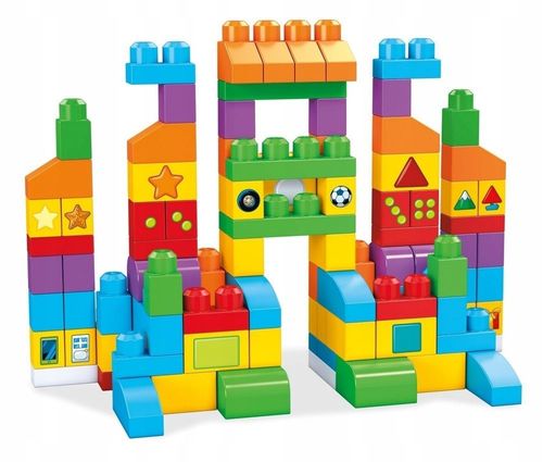 MEGA BLOKS KLOCKI FIRST BUILDERS TORBA 150EL FVJ49 na Arena.pl